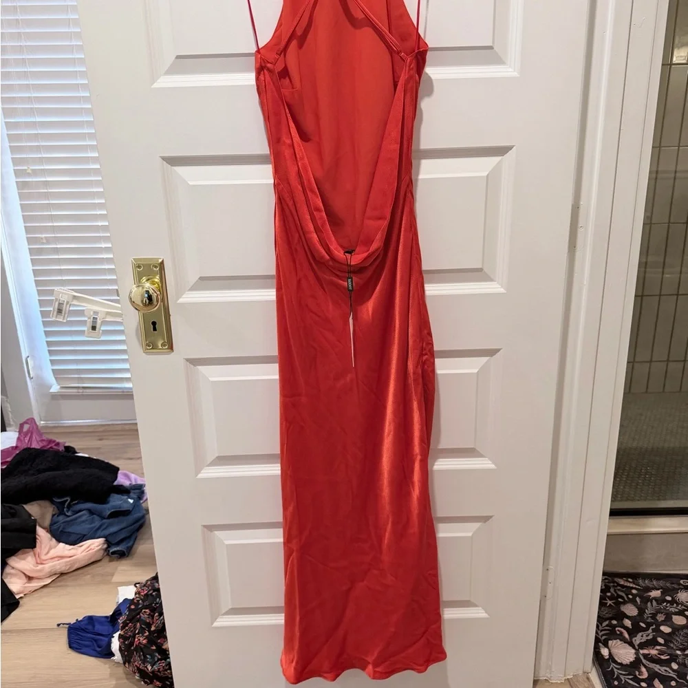 NWT Bardot Mila Cowl Slip Dress in Fire Red - Picture 5 of 8